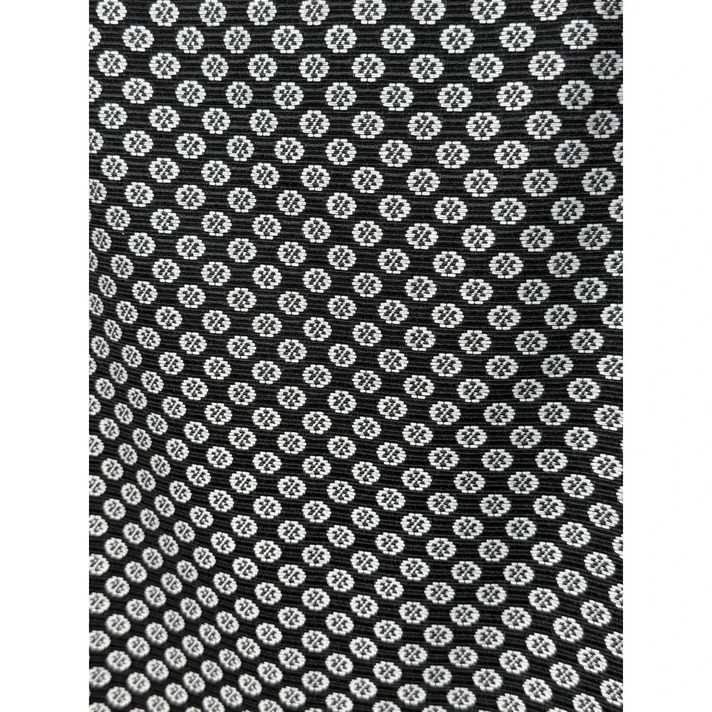 Garnet Hill Black White Geometric Pattern‎ Mini Skirt Size 16 Career Office Work